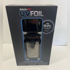 BaBylissPRO UVFOIL UV-Disinfecting Metal Single-Foil Shaver